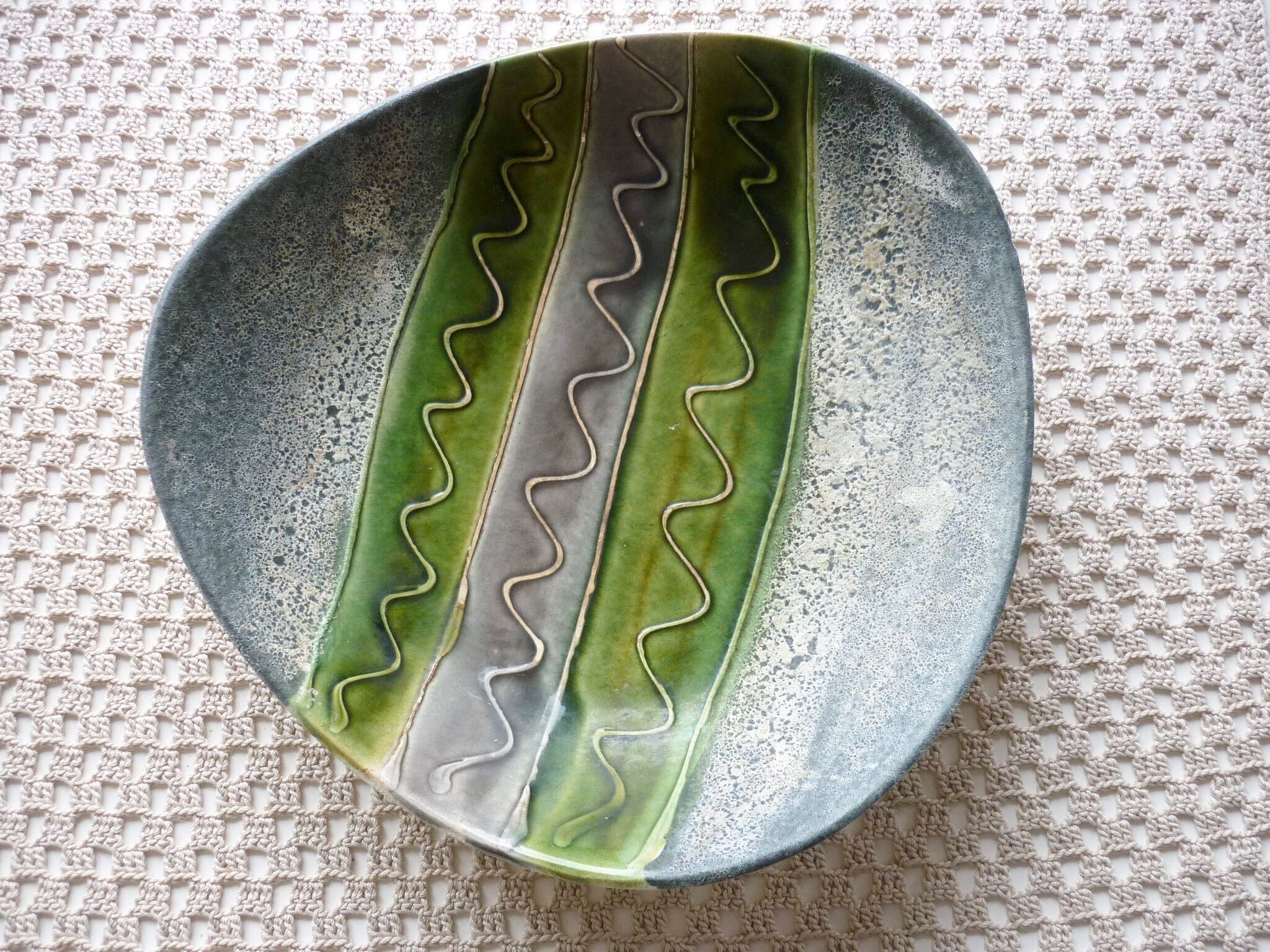 Triangular dish Fat Lava vintage WG