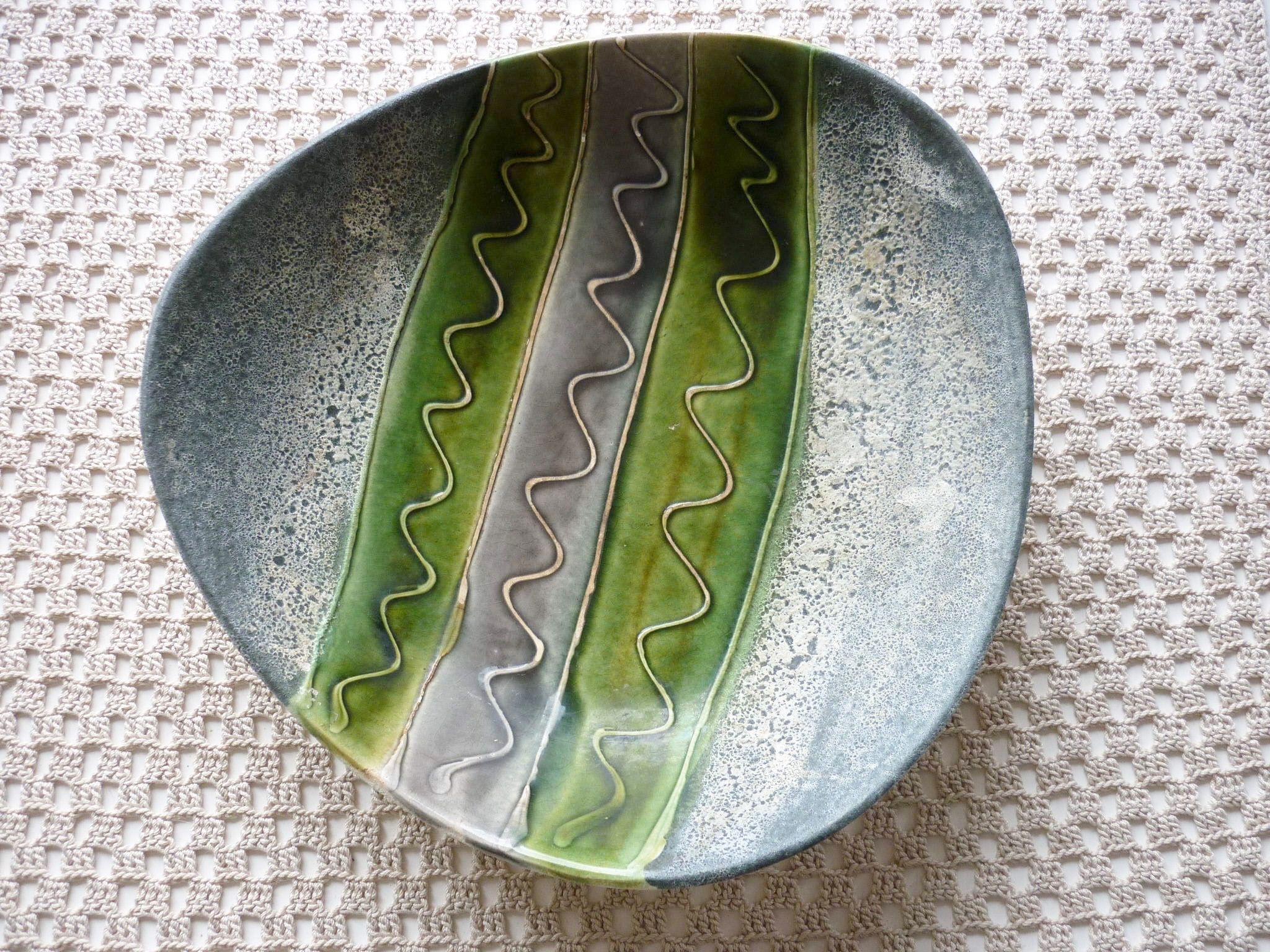 Triangular dish Fat Lava vintage WG