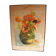 Bouquet of anemones in a copper vase