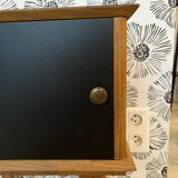 Sienna wooden bedside table in Scandinavian style