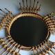 Miroir soleil en rotin 67 x 67 cm