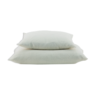 The 60X60CM raw linen cushion (POP UP Cottage)