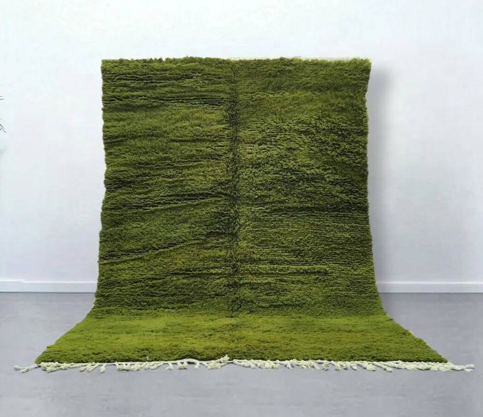Handmade natural Berber rug 3x2 m