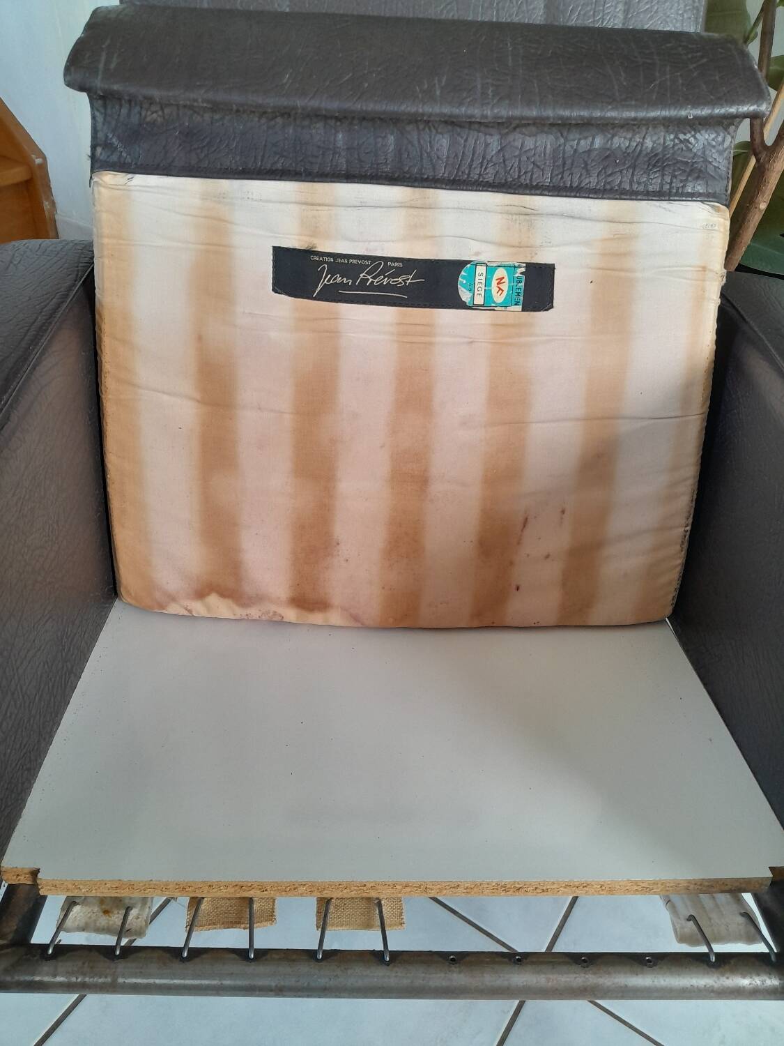 Fauteuil de jean prèvost pour Paris 1960 vintage