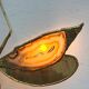 "Libellule" wall light by Jacques Duval Brasseur in brass and agate, 1970.