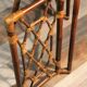 Bureau en rotin vintage