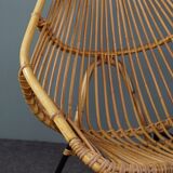 Rattan armchair by Rohé Noordwolde