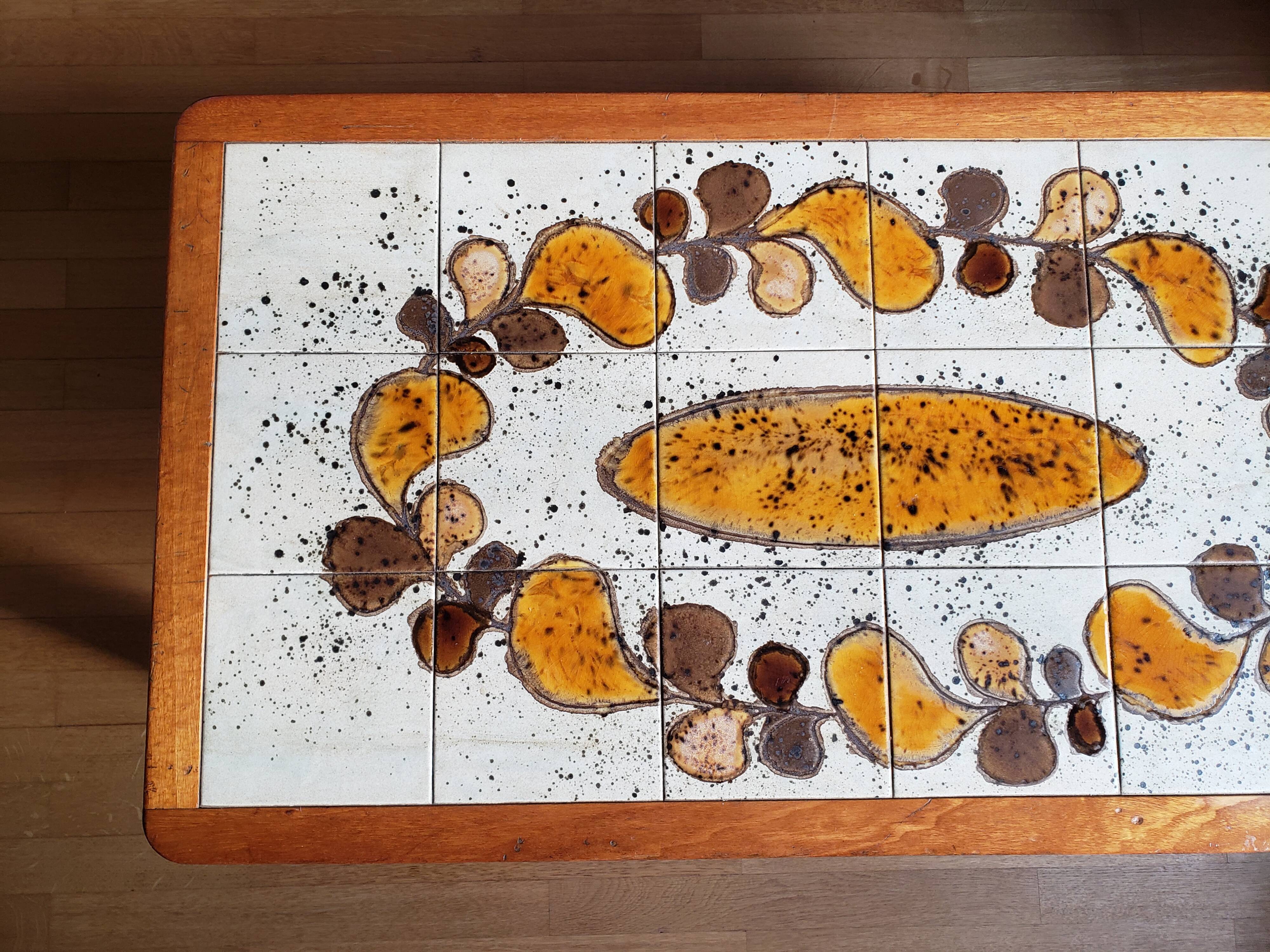 Ceramic coffee table Jean d'Asti