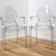 Paire de chaises Louis Ghost, Philippe Starck