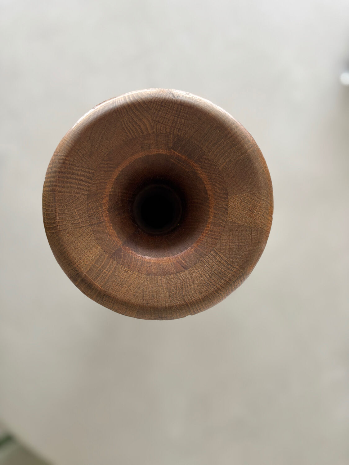 Hardwood Art Vase attributed to Maurice Bonami for De Coene Frères,
