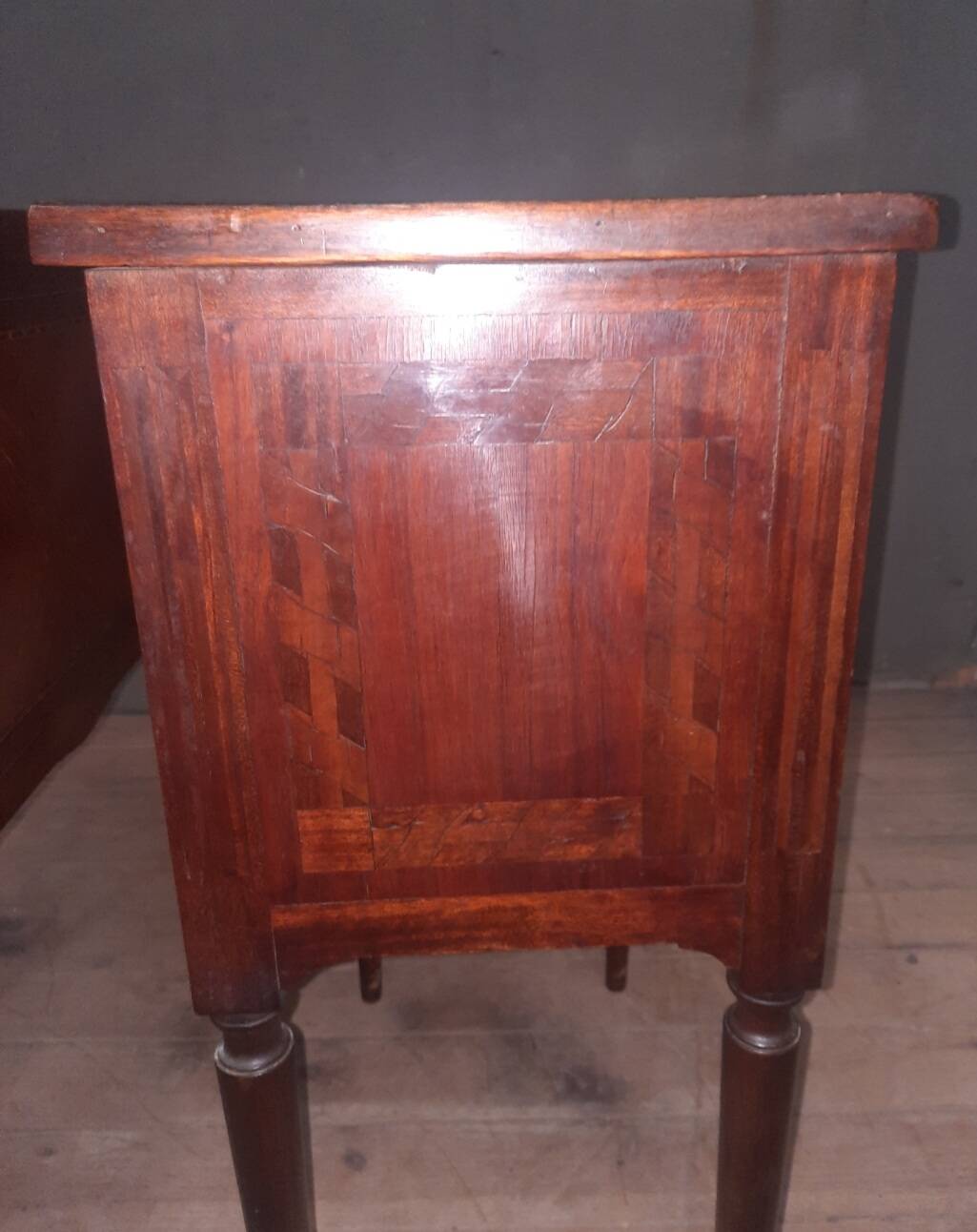 Louis XVI style bedside table from the nineteenth century.