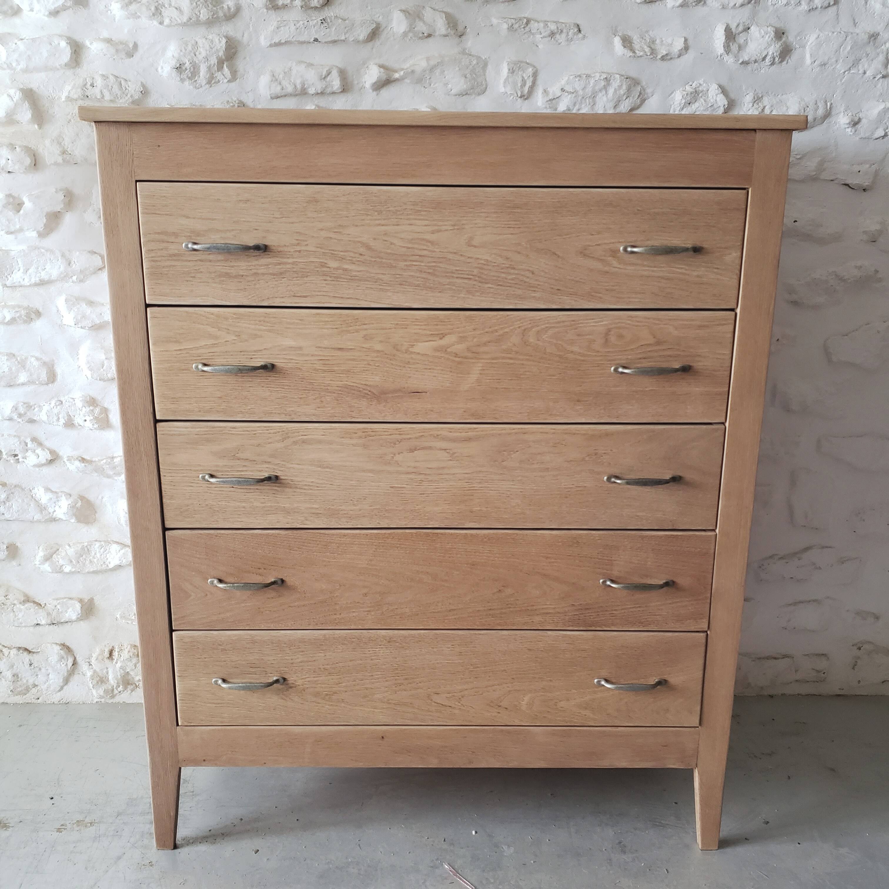 Commode en chêne XXL
