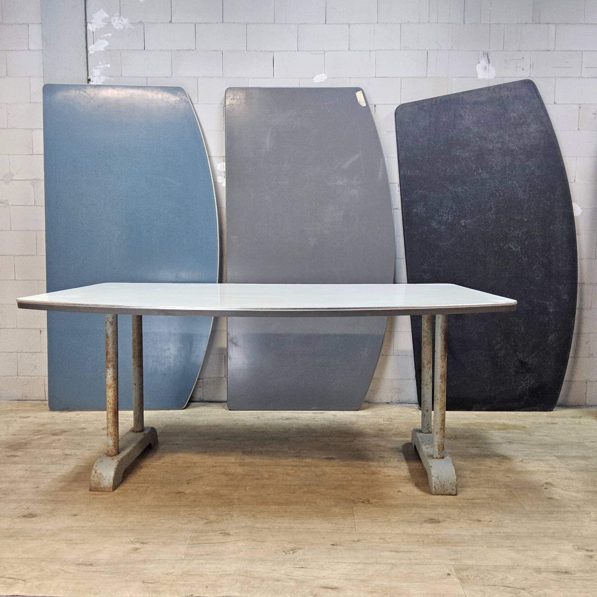 Vintage (50s) industrial tables / tabletops (Gispen style)