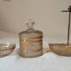 Saint Louis crystal toiletry set