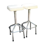 Paire de tabourets de bar vintage 1970
