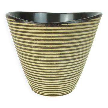 PLANTER dümler & breiden model 193/16 sgraffito decor curved shape 50s