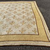 European carpet fleurs-de-lys, circa 1900