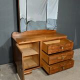 Walnut Veneer Hairdresser, Art Deco - 1930