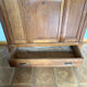 Art deco cabinet raw wood