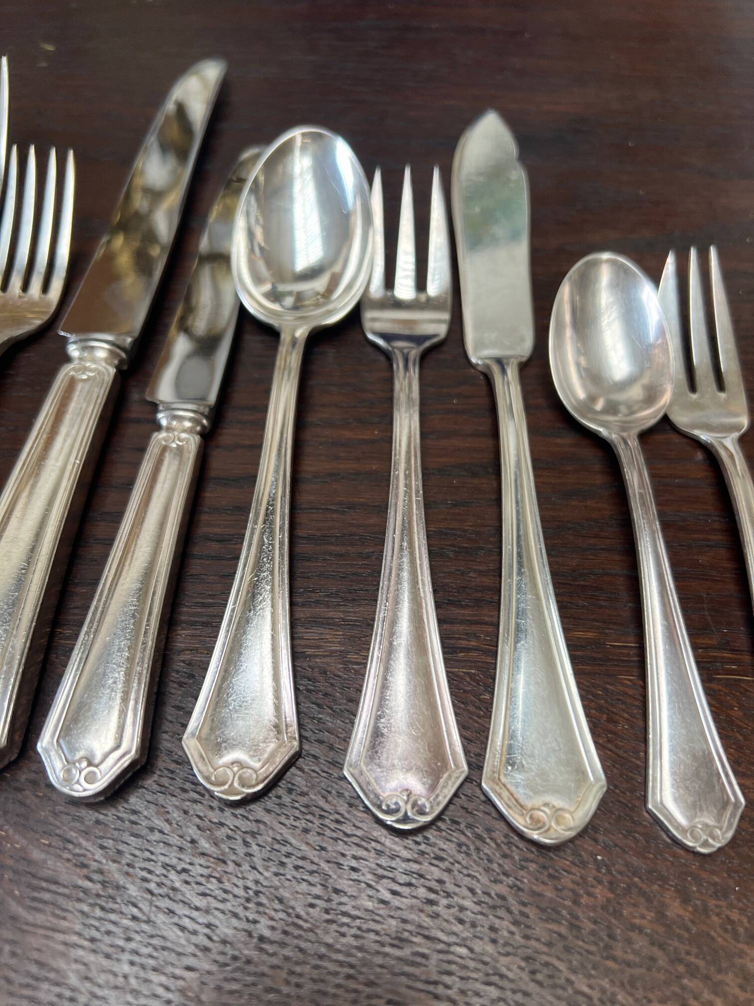 Wiskerman cutlery for 12 people - 127 pieces.