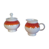 Sucrier et pot à lait vintage Bavaria