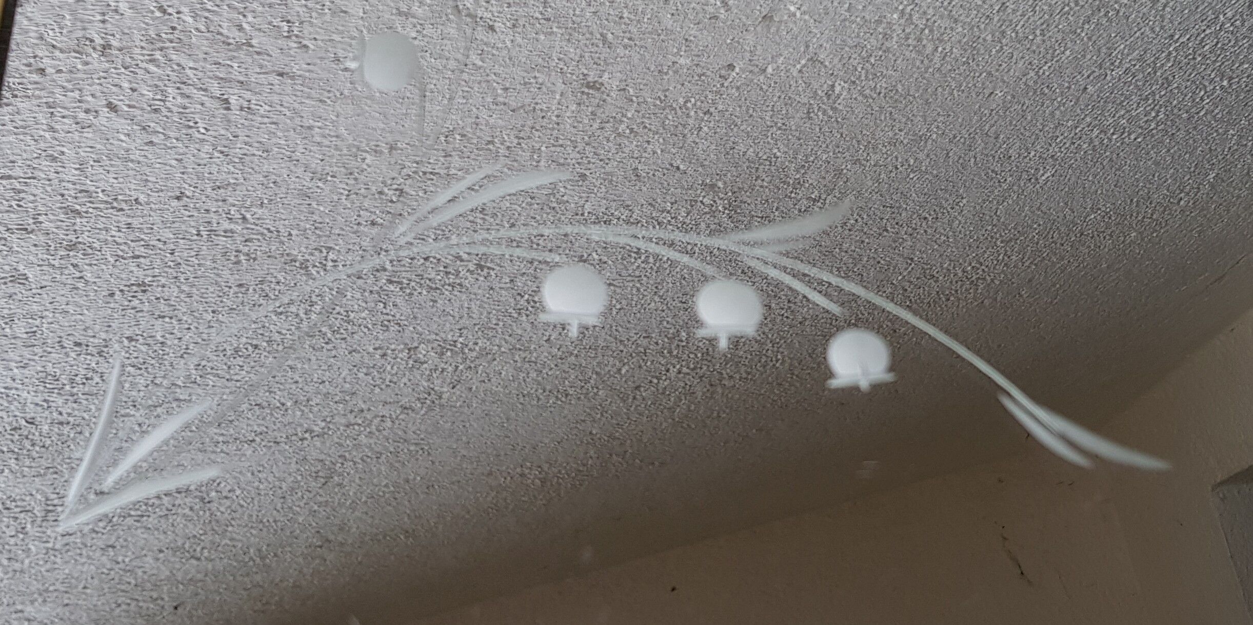 60's thrush chiseled mirror tray