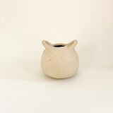 “Bouboulita” vase in beige stoneware Simoneloo