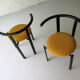 Fauteuils en métal, années 1980