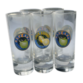 5 verres à limoncello et manzana