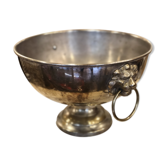 Champagne silver metal washbasin