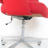 Red office armchair