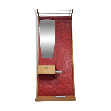 Vintage wall coat rack from the 50s/60s – Rockabilly design cloakroom