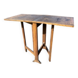 Antique folding oak table