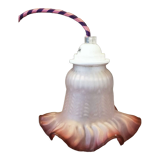 Pink glass tulip Vertigo cable