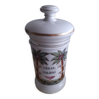 Porcelain medicine jar
