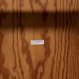 Fauteuil suédois teinté rouge, Nässjö 1960 Suède