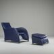 Set of Loge Lounge Chair & Ottoman by Gerard Van Den Berg for Montis, 1990s