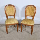 Pair of Blond Mahogany Chairs, Art Deco – 1940