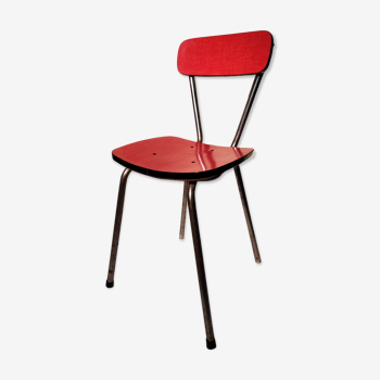 Chaise formica rouge