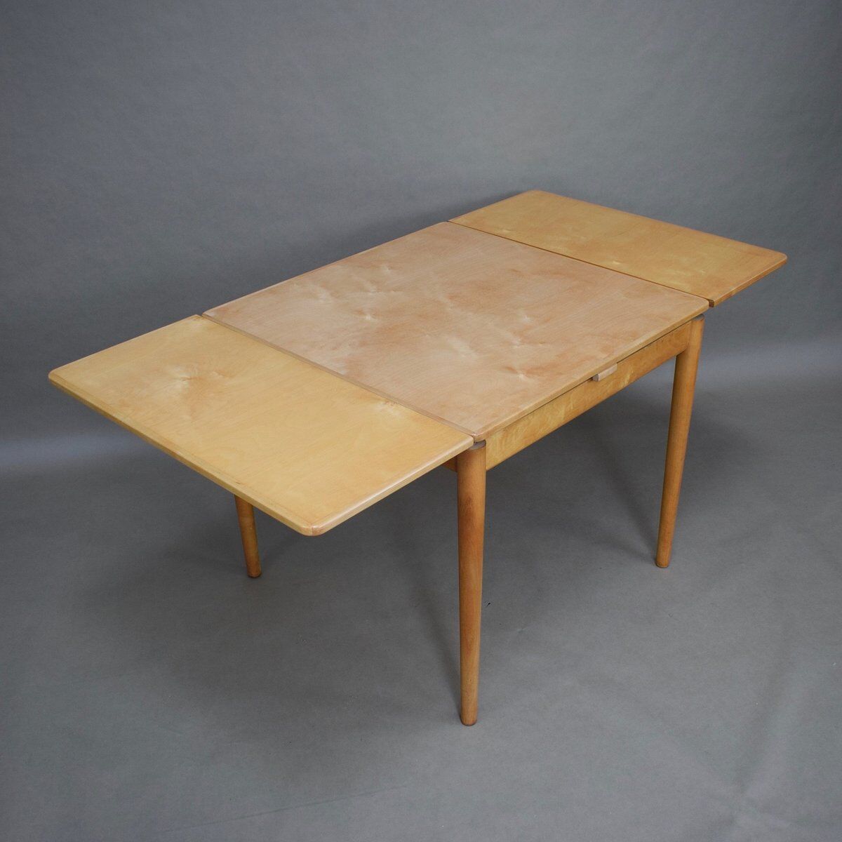 Birch extendable dining table by Cees Braakman for Pastoe, 1950s