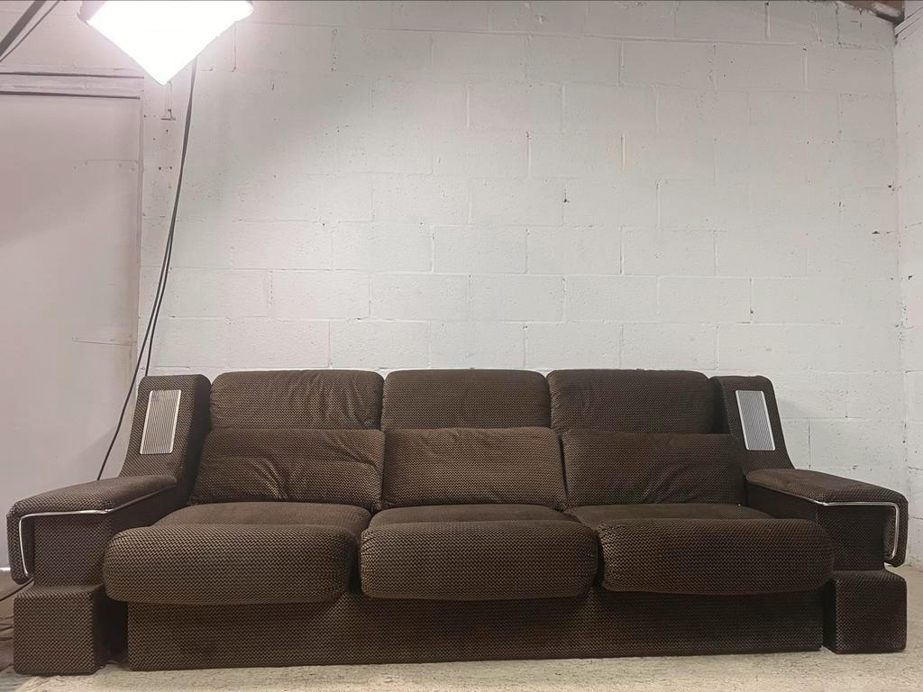 Vintage XL seventies sofa