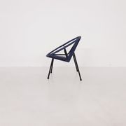 Fauteuil extérieur en fil du milieu du siècle