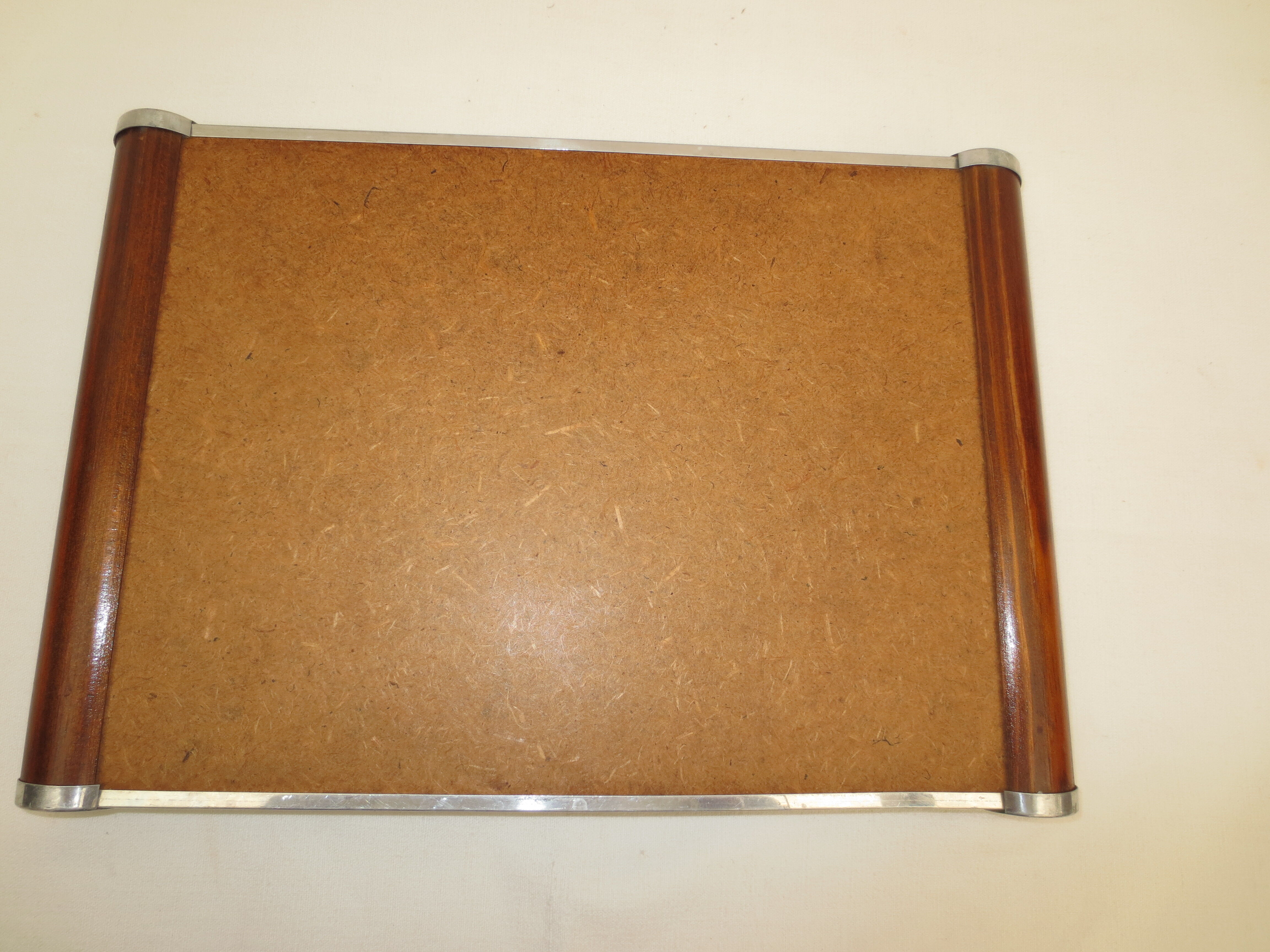 Mirror tray handles fruit wood from the 50s