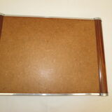 Mirror tray handles fruit wood from the 50s