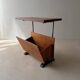 Porte-revue, table d'appoint en palissandre, années 50