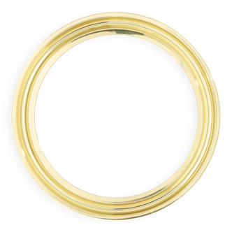 Miroir rond en laiton de Sergio Mazza pour Artemide 1960s