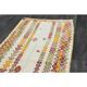 1970s Turkish Hand-Knotted Wool Cotton Beige Kilim Runner Rug 68x159