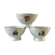 Trio de mini bols vintage années 70