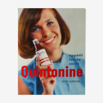 Affiche Quintonine 1970