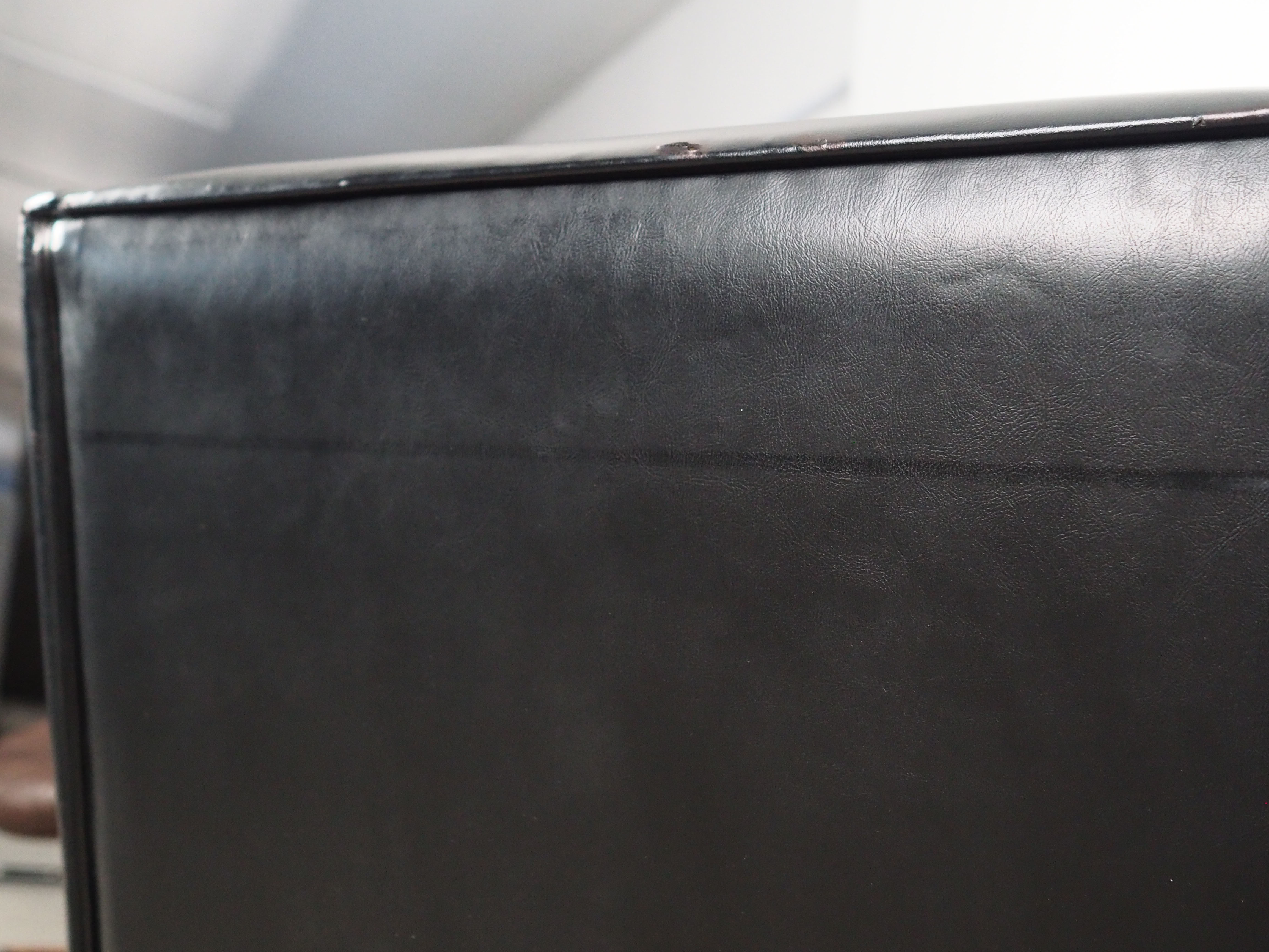 Leather armchair, Danish design, 1970s, production: Denmark